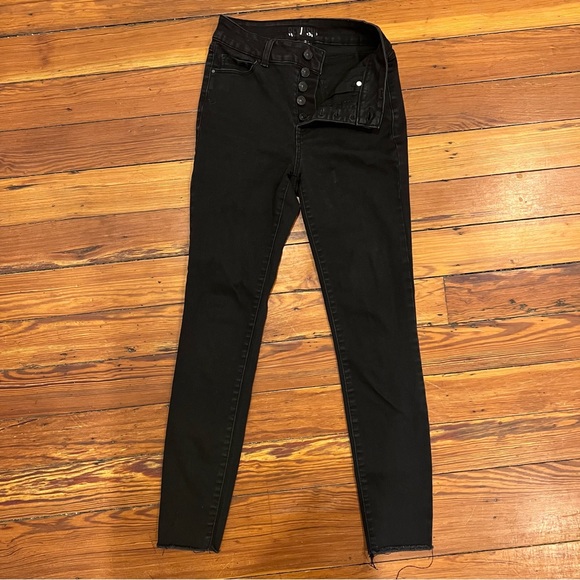 Rewash Raw Hem Skinny Jeans - Picture 4 of 10